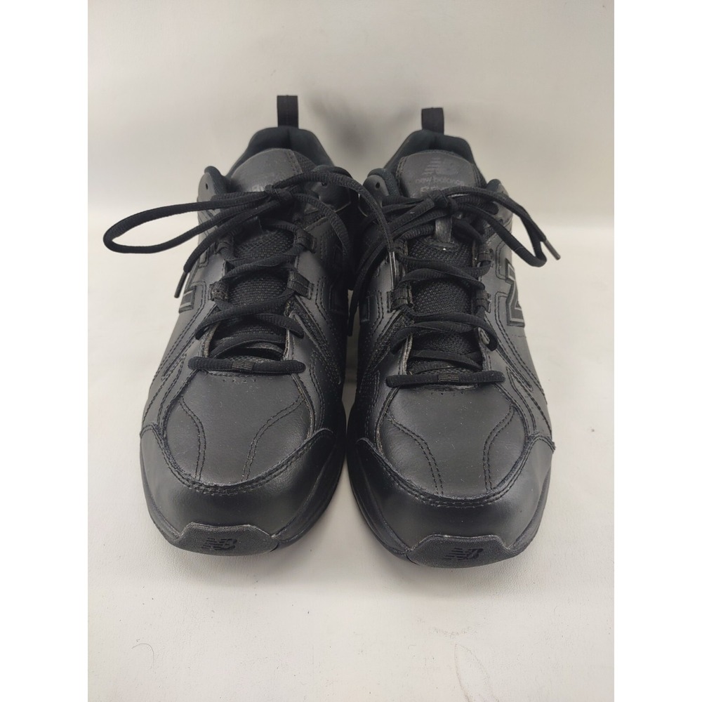 New Balance 608 V4 All Black‎ Leather Comfort Walking Shoes Mens Size US 11.5 4E - Picture 3 of 9